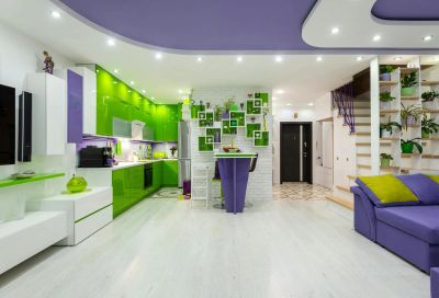 Wertykalny ogród w nowoczesnym wnętrzu