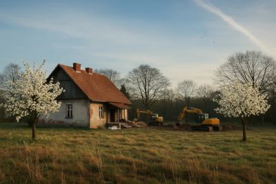 Działka ze Starym Domem? Rozbiórka vs. Remont przed Budową Domu z Płyt PIR