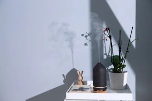 Nowoczesny nawiewnik powietrza z widocznym strumieniem czystego powietrza