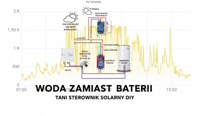 Tani Magazyn Energii w Wodzie: DIY Sterownik Solarny 'Solar Dump' – Recenzja Projektu z Instructables