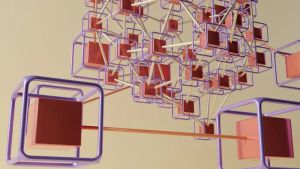 Wizualizacja zintegrowanego systemu smart home z ikonami bezpieczeństwa i zarządzania energią.